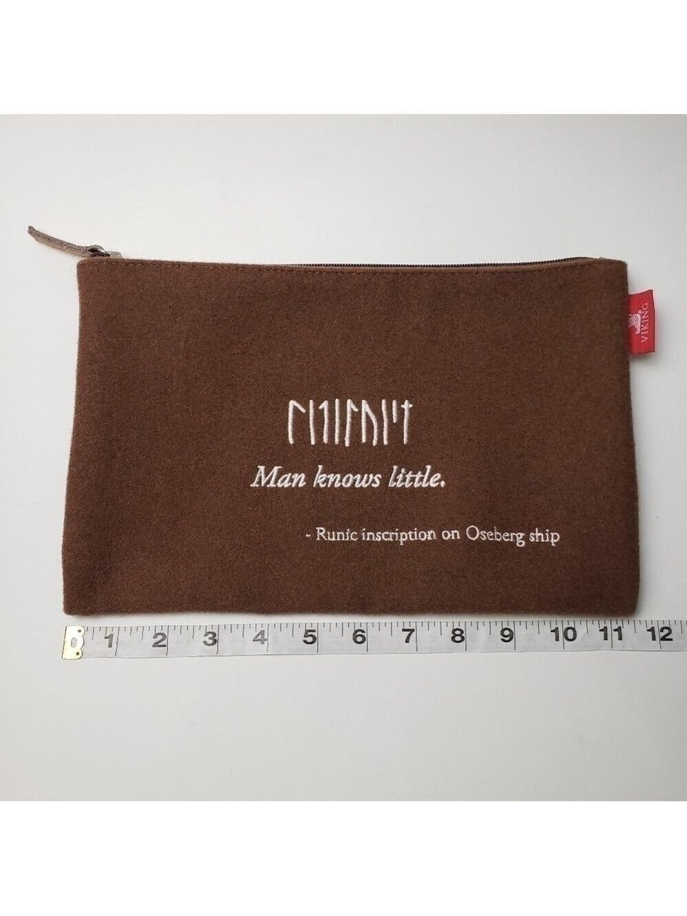 Viking Runic Inscription Wool Travel Case - Picture 9 of 10